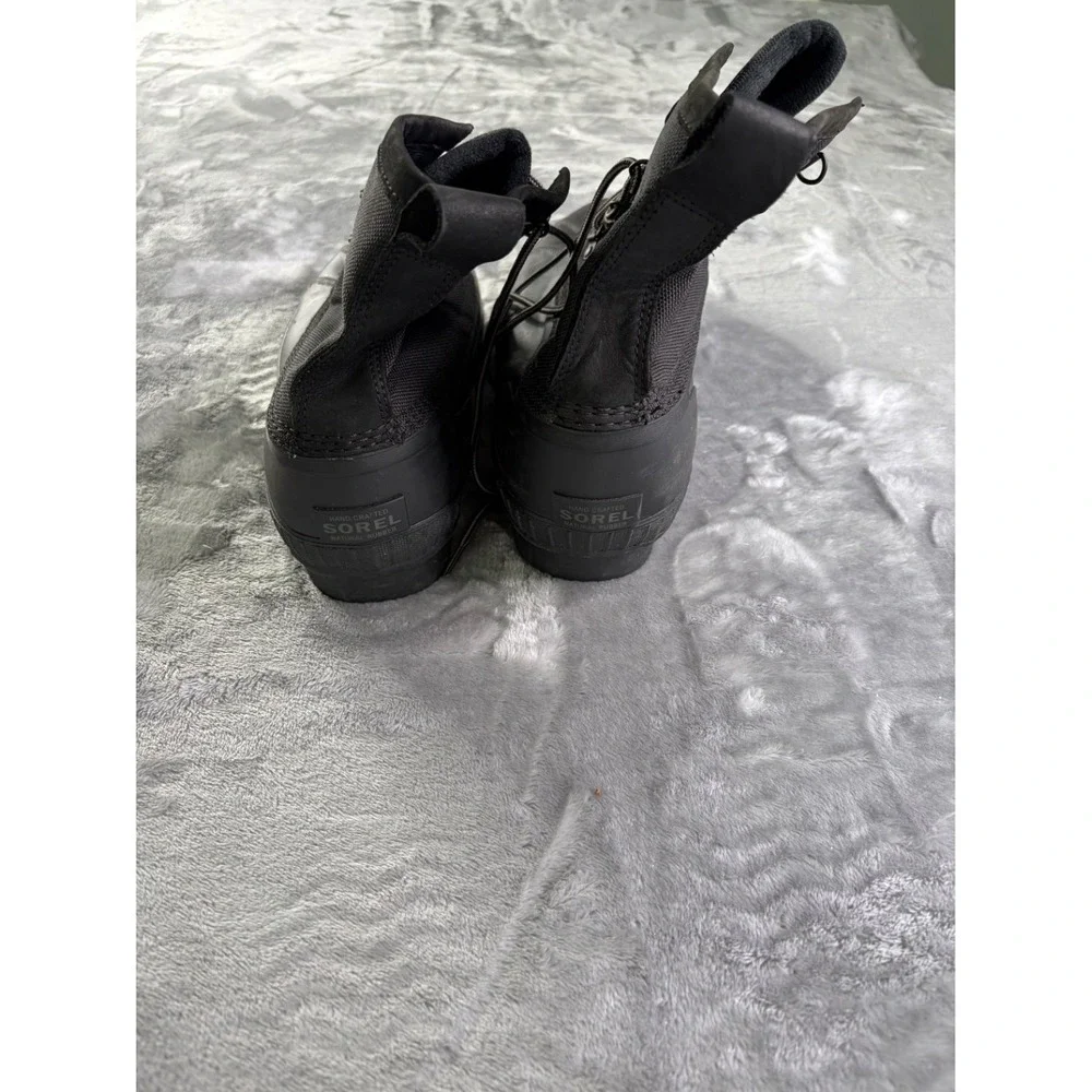 Sorel Cheyanne II Men Black Waterproof Duck Boots NM2340-010 US 13